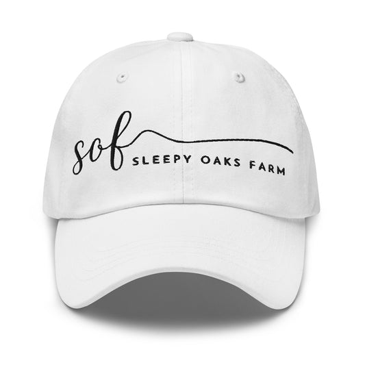 Dad Hat | Sleepy Oaks Farm | Script Logo