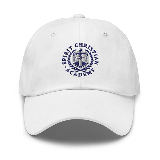 Dad Hat | Spirit Christian Academy | Navy Script Logo