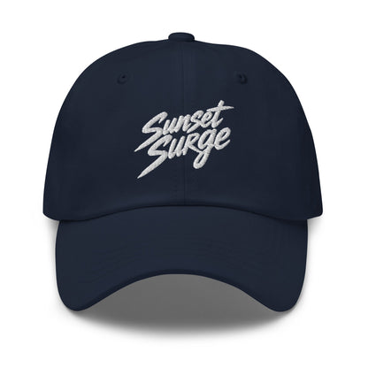 Dad Hat | Sunset Surge All-Star Cheerleading | Neon Palm Cheer Logo