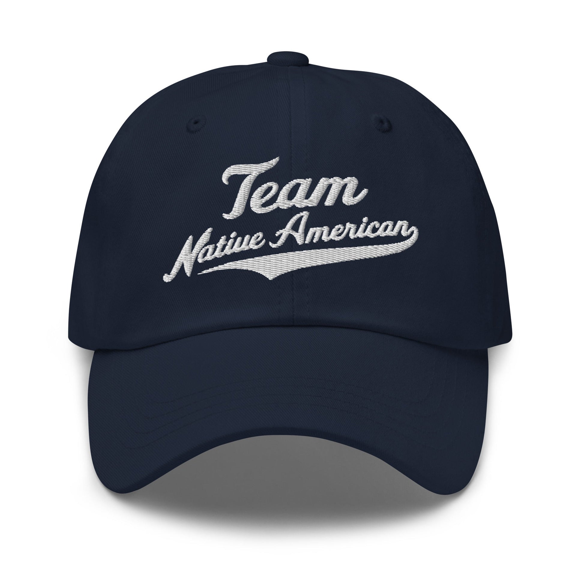 Dad Hat | Team Native American | Modern Script Logo
