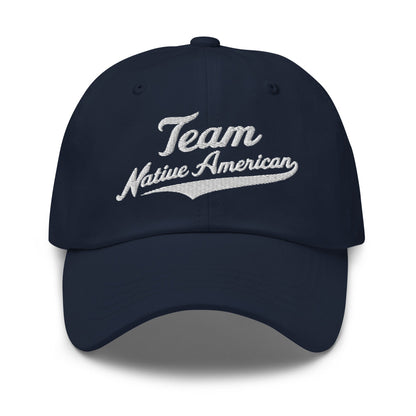 Dad Hat | Team Native American | Modern Script Logo