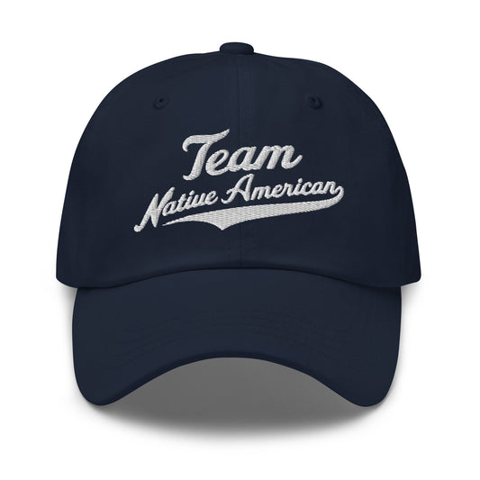 Dad Hat | Team Native American | Modern Script Logo