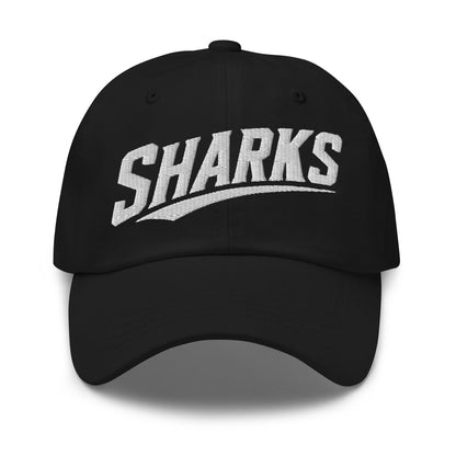 Dad Hat | The Sharks Baseball Team | Script Logo
