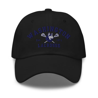 Dad Hat | UW Women's Club Lacrosse | Washington Lacrosse Logo