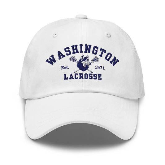 Dad Hat | UW Women's Club Lacrosse | Washington Lacrosse Logo
