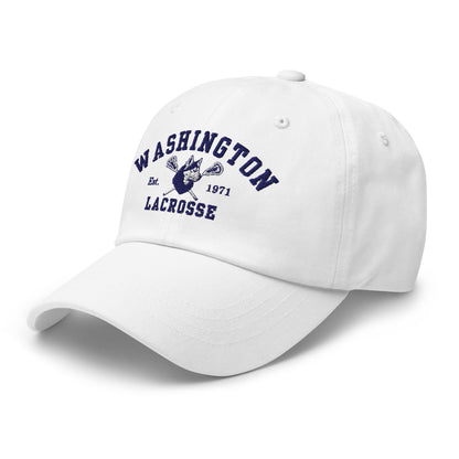 Dad Hat | UW Women's Club Lacrosse | Washington Lacrosse Logo