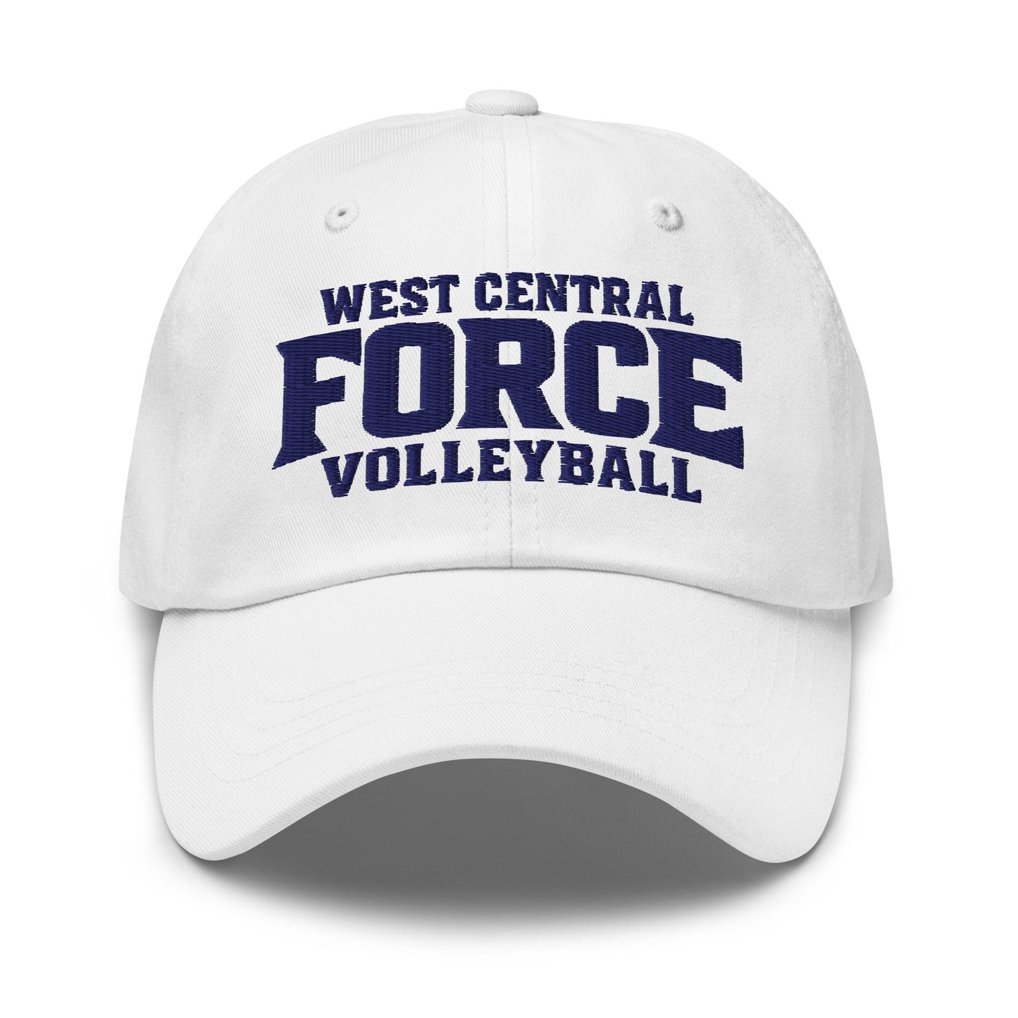 Dad Hat | West Central Force Volleyball | Blue Logo