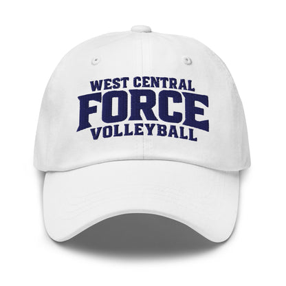 Dad Hat | West Central Force Volleyball | Blue Logo