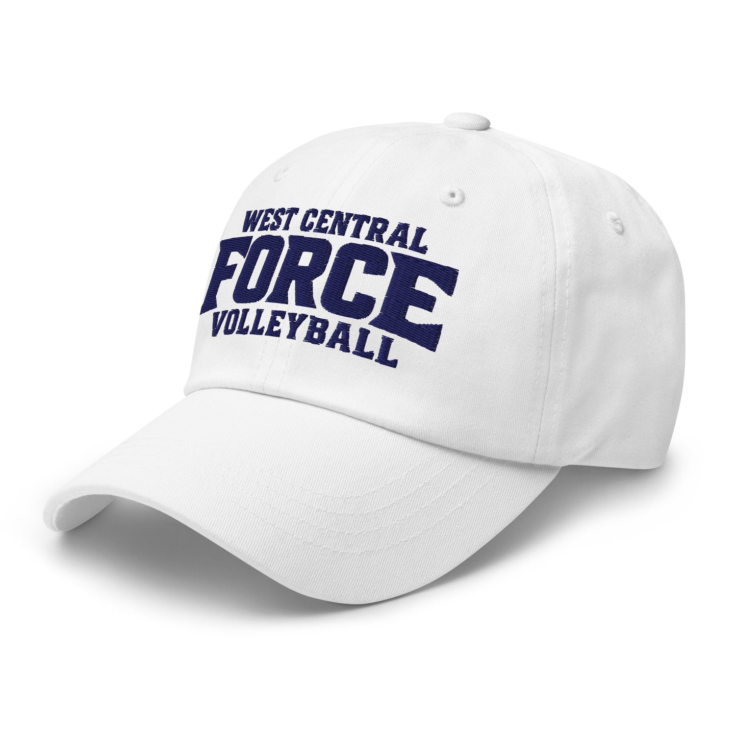 Dad Hat | West Central Force Volleyball | Blue Logo