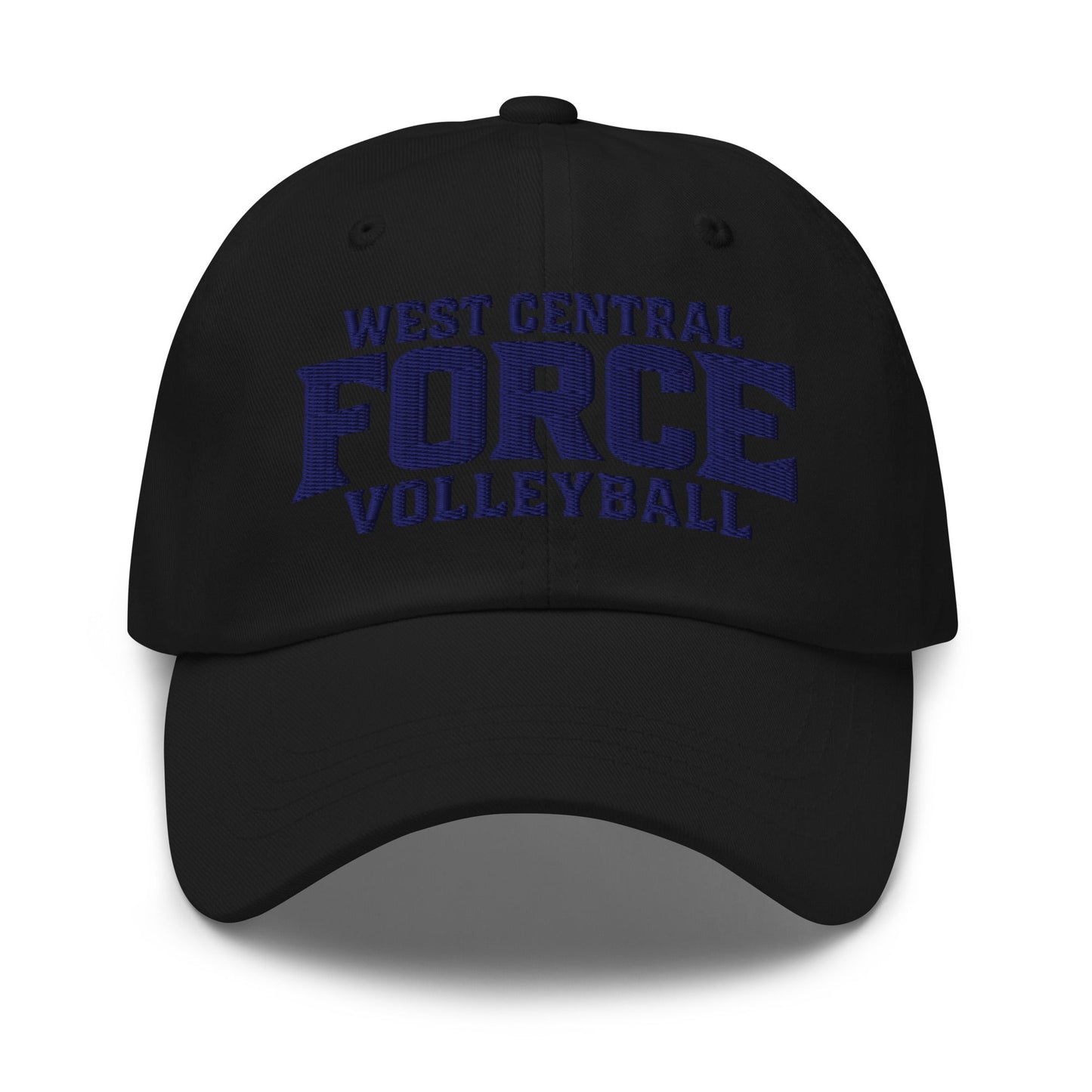 Dad Hat | West Central Force Volleyball | Blue Logo
