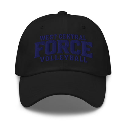 Dad Hat | West Central Force Volleyball | Blue Logo