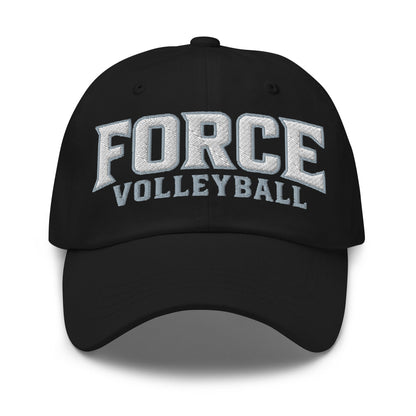 Dad Hat | West Central Force Volleyball | Grey Logo