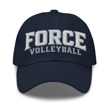 Dad Hat | West Central Force Volleyball | Grey Logo