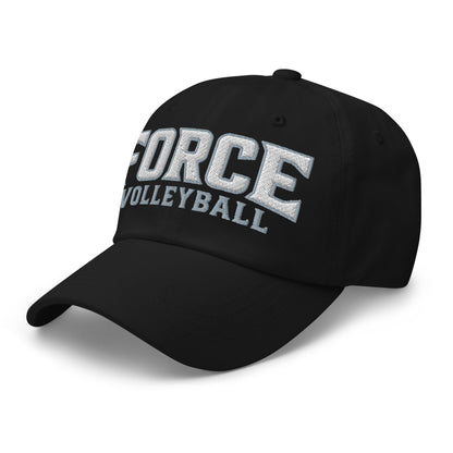 Dad Hat | West Central Force Volleyball | Grey Logo