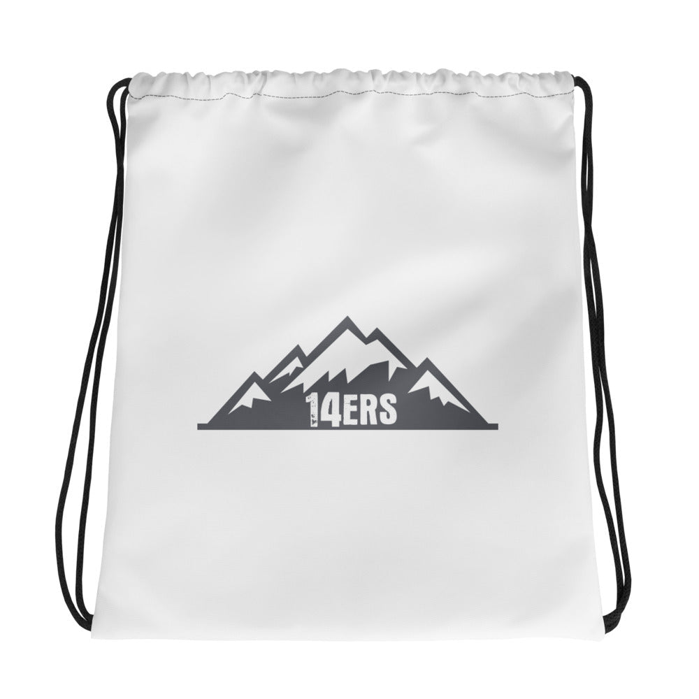 Drawstring Bag | 14ers Baseball | Grey Logo