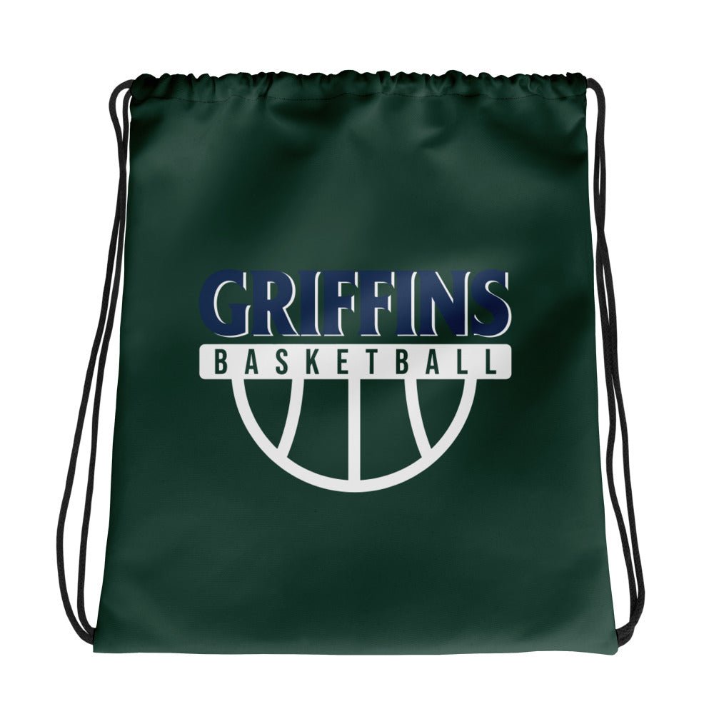 Drawstring Bag | Arma Dei Academy Basketball | Griffins Basketball Logo