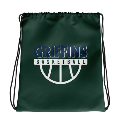 Drawstring Bag | Arma Dei Academy Basketball | Griffins Basketball Logo