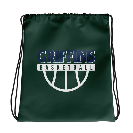 Drawstring Bag | Arma Dei Academy Basketball | Griffins Basketball Logo