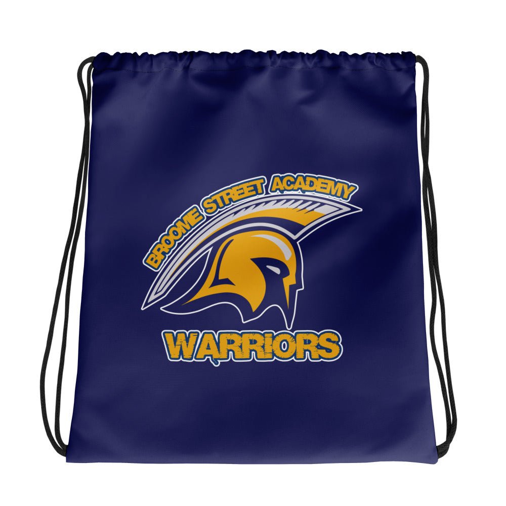 Drawstring Bag | Broome Street Academy | Helmet Logo