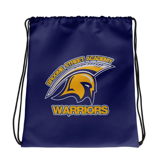 Drawstring Bag | Broome Street Academy | Helmet Logo