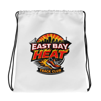 Drawstring Bag | East Bay Heat Track Club | Alt Logo
