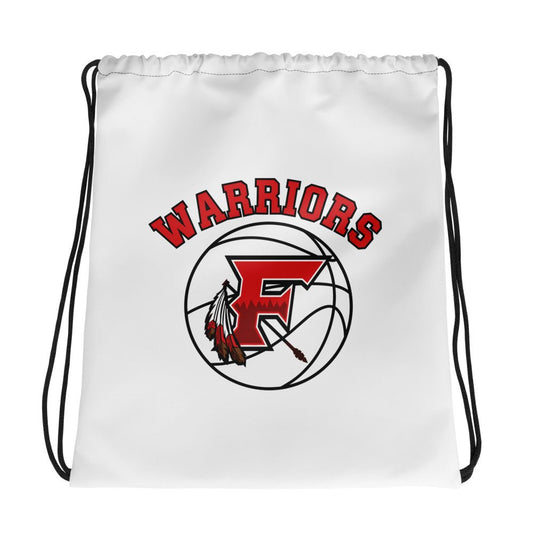 Drawstring Bag | Fallbrook Basketball | Warriors Logo