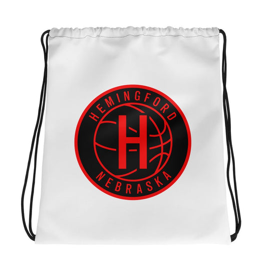 Drawstring Bag | Hemingford Bobcats | Badge Logo
