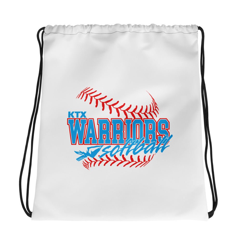 Drawstring Bag | KTX Warriors | Softball Logo