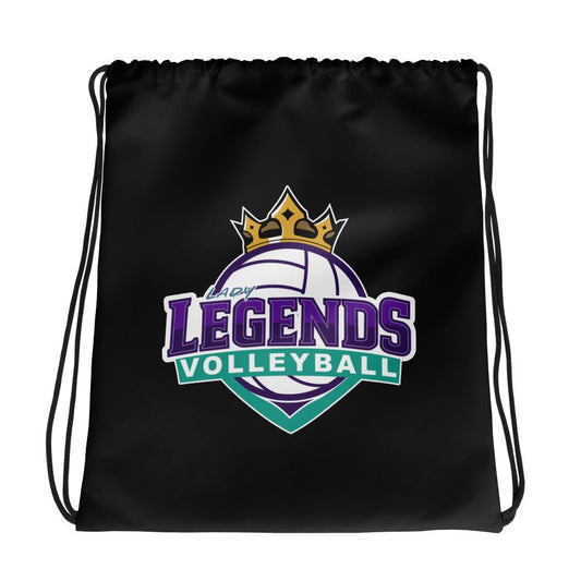 Drawstring Bag | Lady Legends Volleyball | Crown Logo
