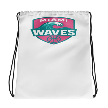 Drawstring Bag | Miami Waves | Shield Logo