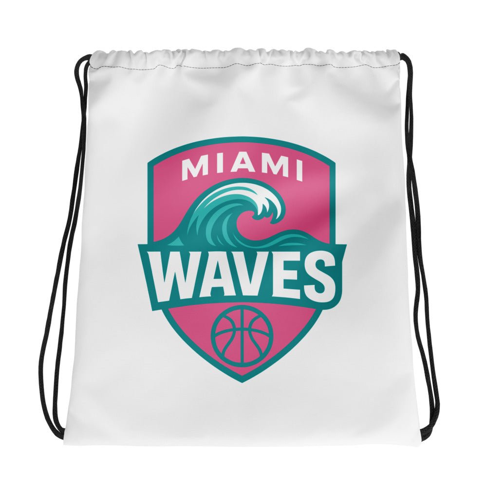 Drawstring Bag | Miami Waves | Shield Logo
