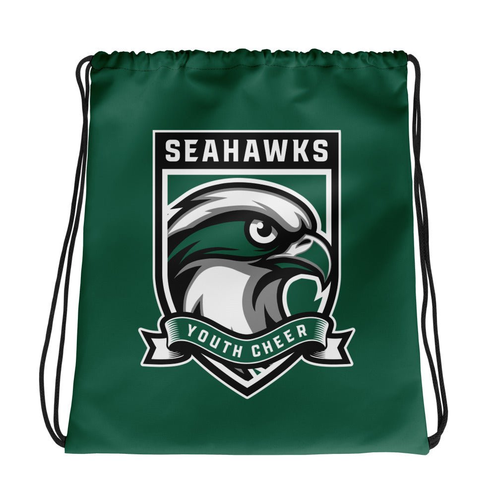 Drawstring Bag | Seahawks Youth Cheer | Shield Logo