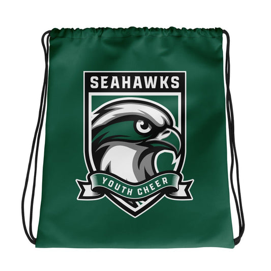 Drawstring Bag | Seahawks Youth Cheer | Shield Logo