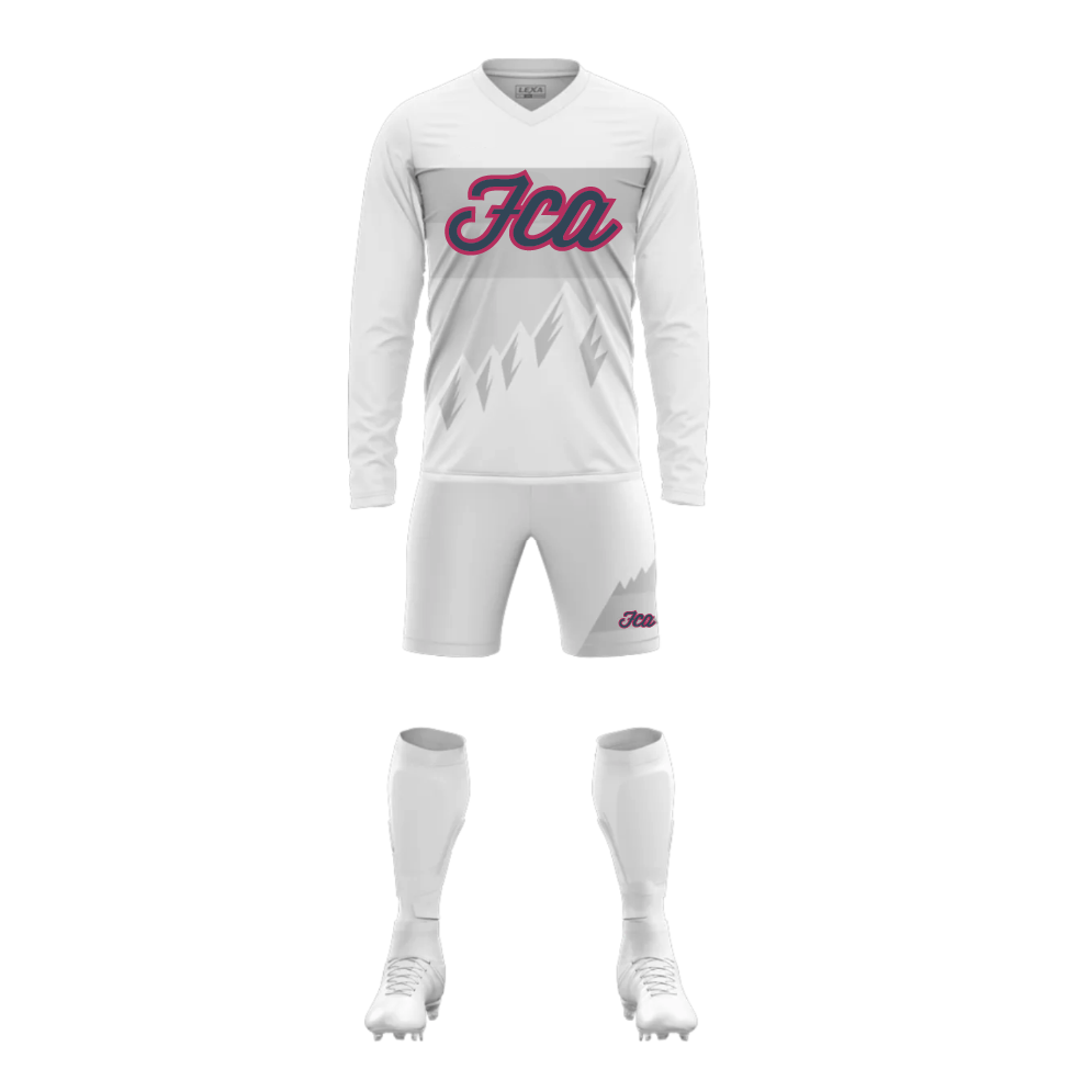 FCA Newport Soccer - ALT WHITE - Long Sleeve KIT