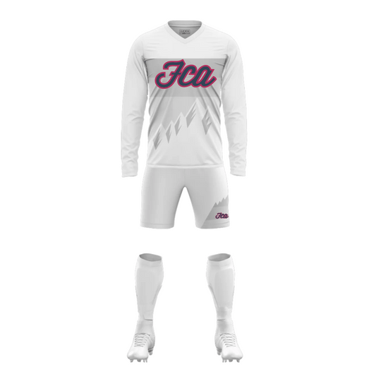 FCA Newport Soccer - ALT WHITE - Long Sleeve KIT
