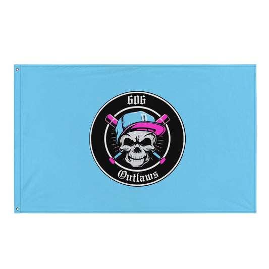 Flag | 606 Outlaws Baseball | Badge Logo
