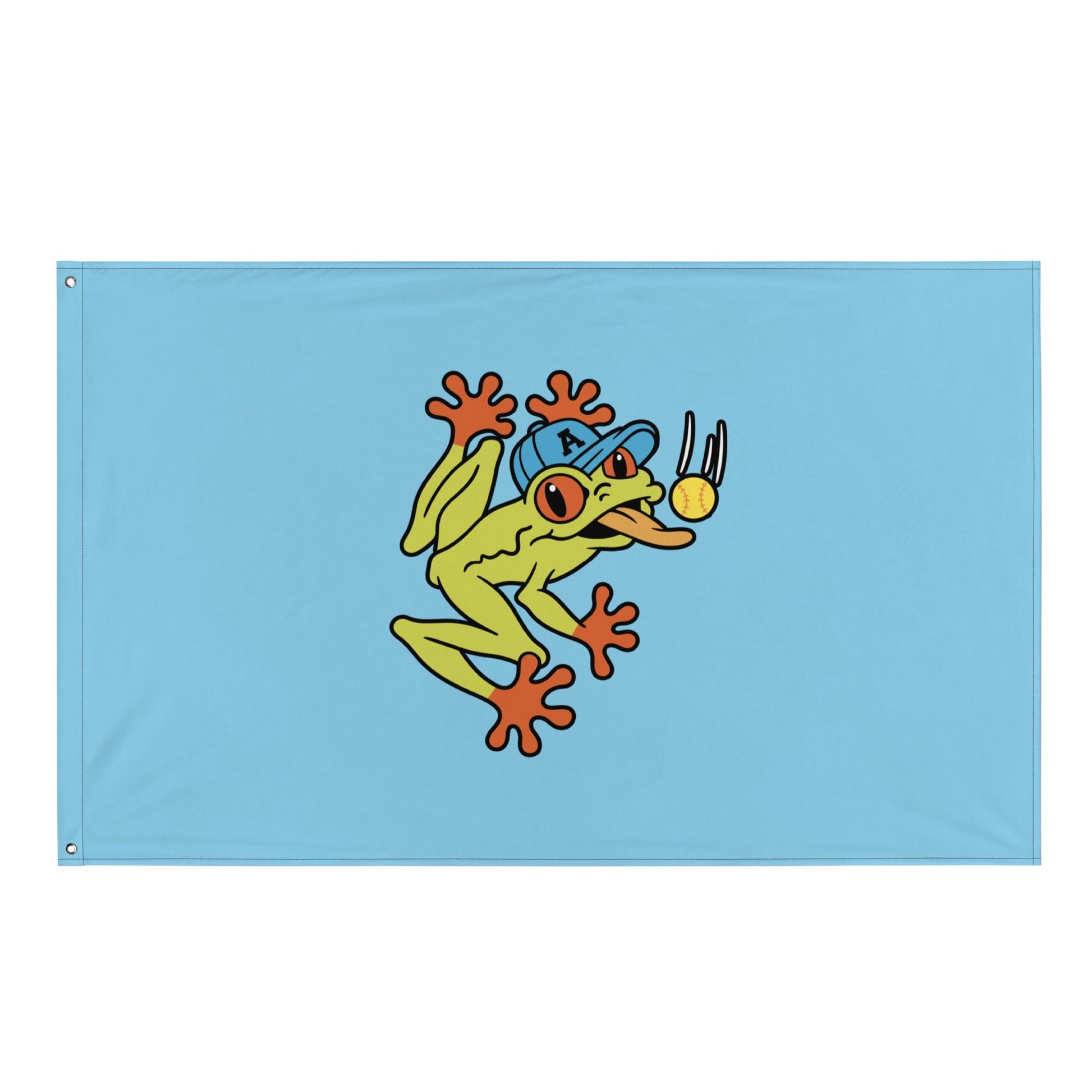 Flag | Aquasox Softball | Mascot Logo