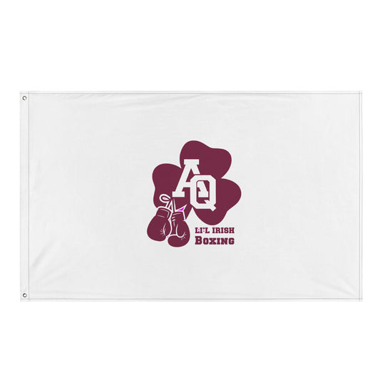 Flag | Aquinas Li’l Irish Boxing | AQ Shamrock Logo