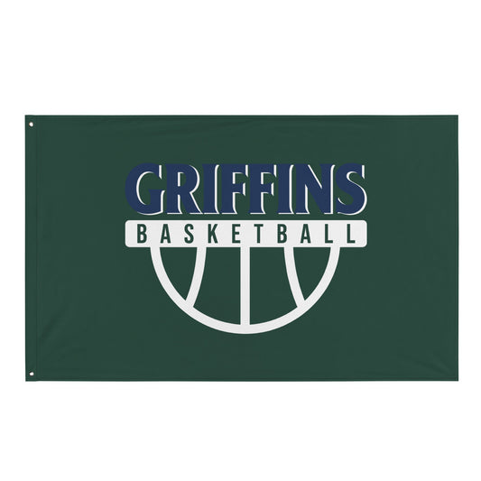 Flag | Arma Dei Academy Basketball | Griffins Basketball Logo