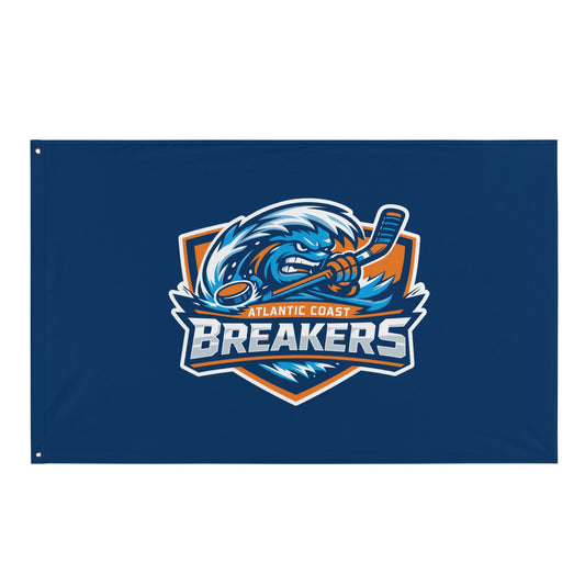 Flag | Atlantic Coast Breakers Hockey | Mascot Shield Logo
