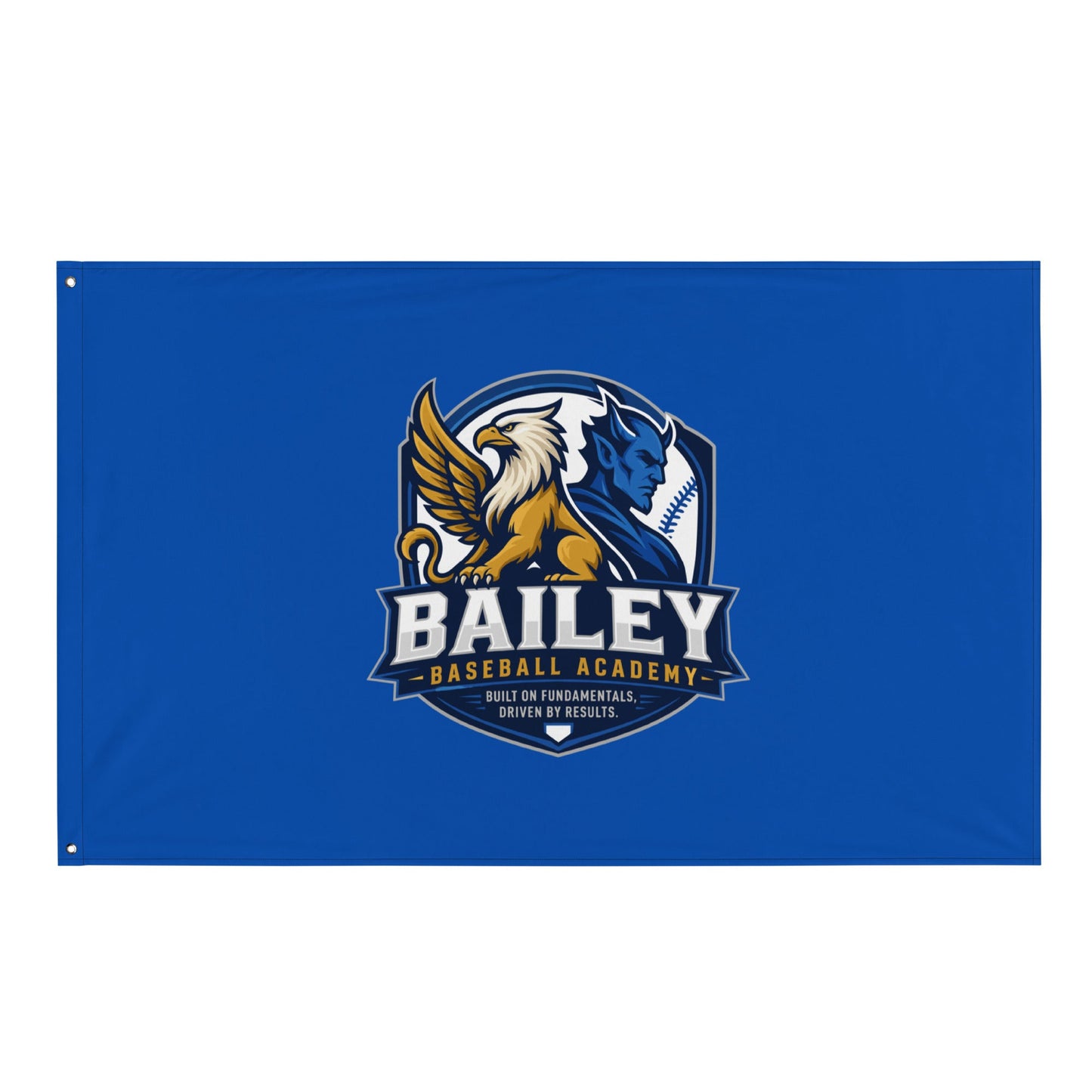 Flag | Bailey Baseball Academy | Shield Logo
