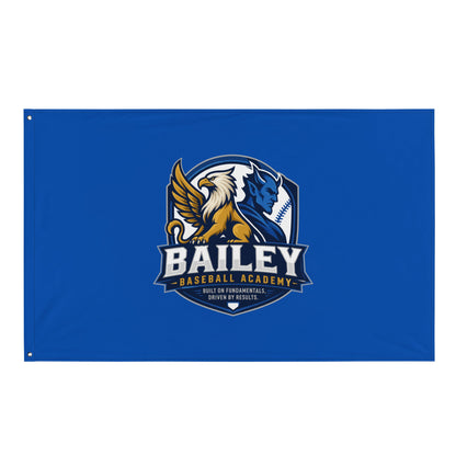 Flag | Bailey Baseball Academy | Shield Logo