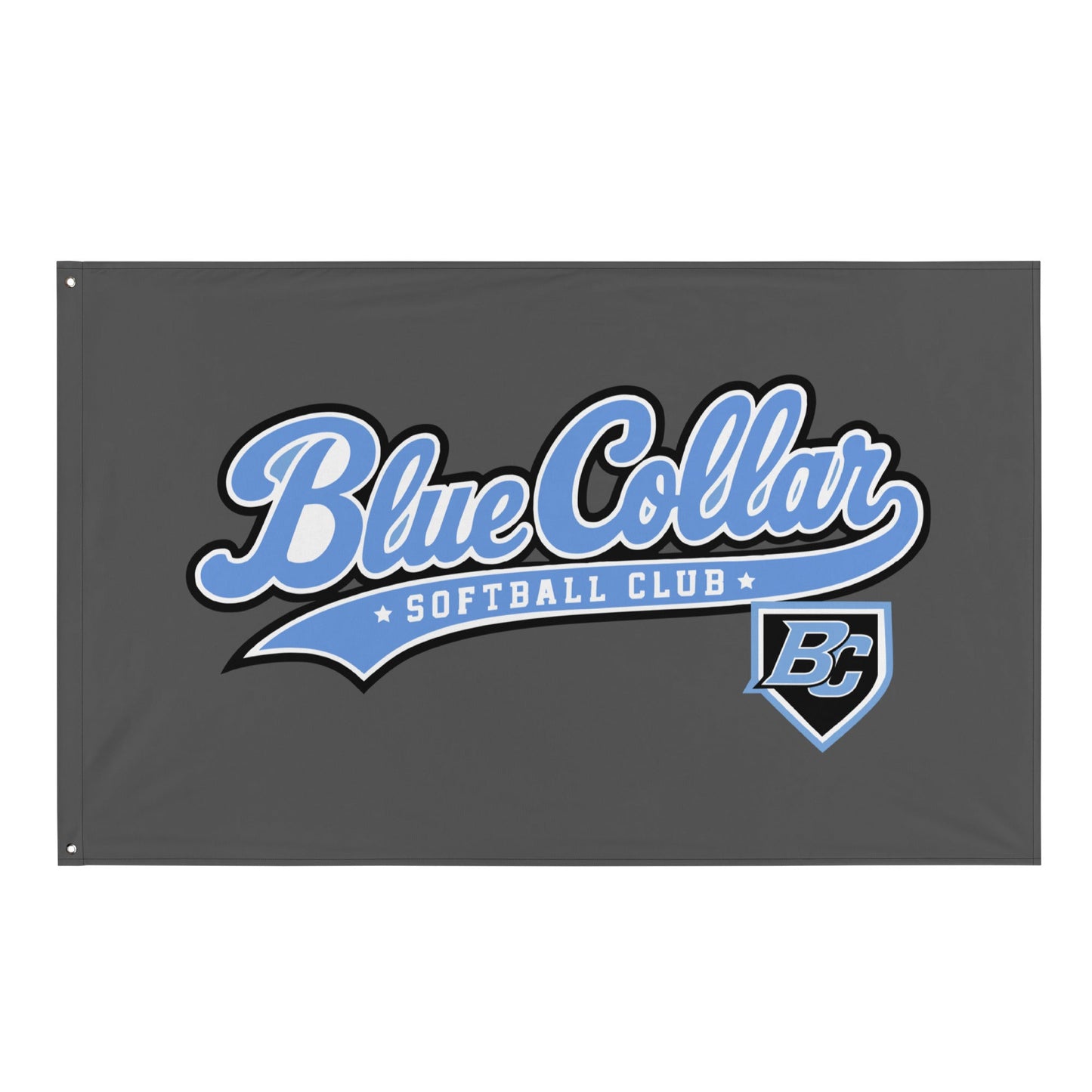 Flag | Blue Collar Softball 2034 | Ironclad Logo