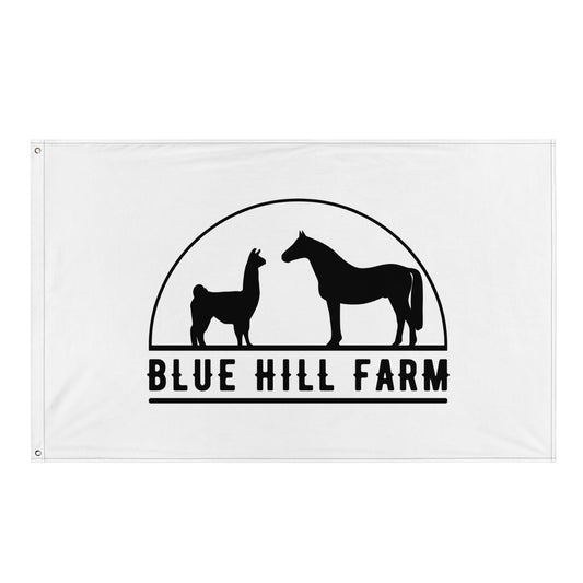 Flag | Blue Hill Farm | Highland Silhouette Logo