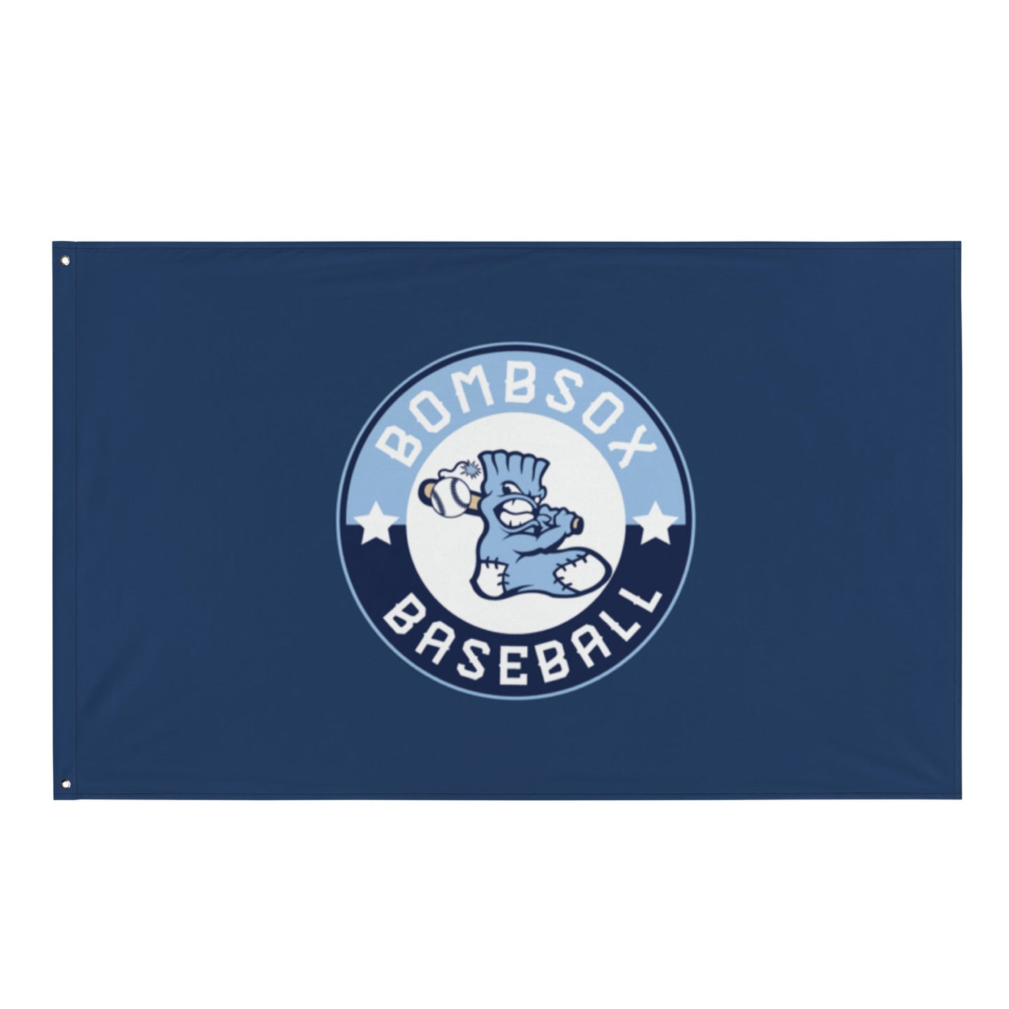 Flag | BombSox Baseball | Badge Logo