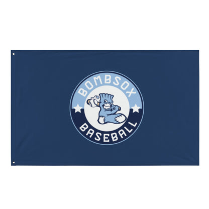 Flag | BombSox Baseball | Badge Logo