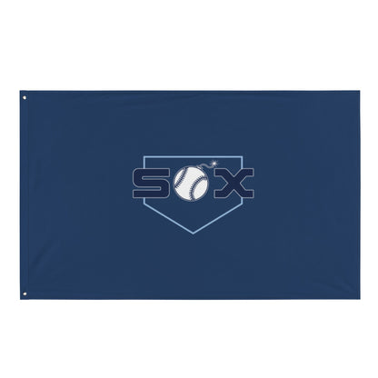 Flag | BombSox Baseball | Crest Logo