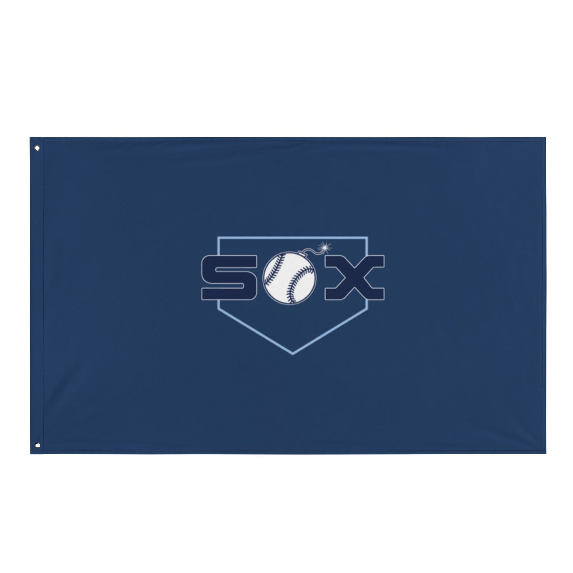 Flag | BombSox Baseball | Crest Logo
