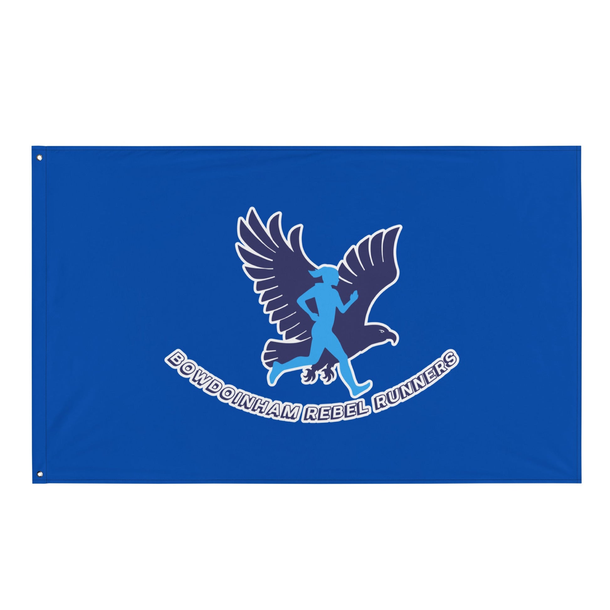 Flag | Bowdoinham Rebel Runners | Aerial Runner Emblem Logo