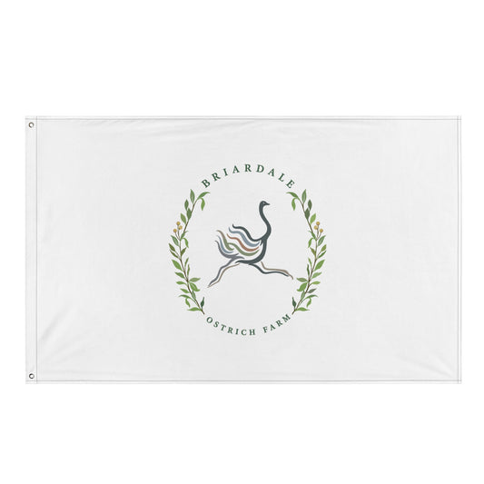 Flag | Briardale Ostrich Farm | Crest Logo